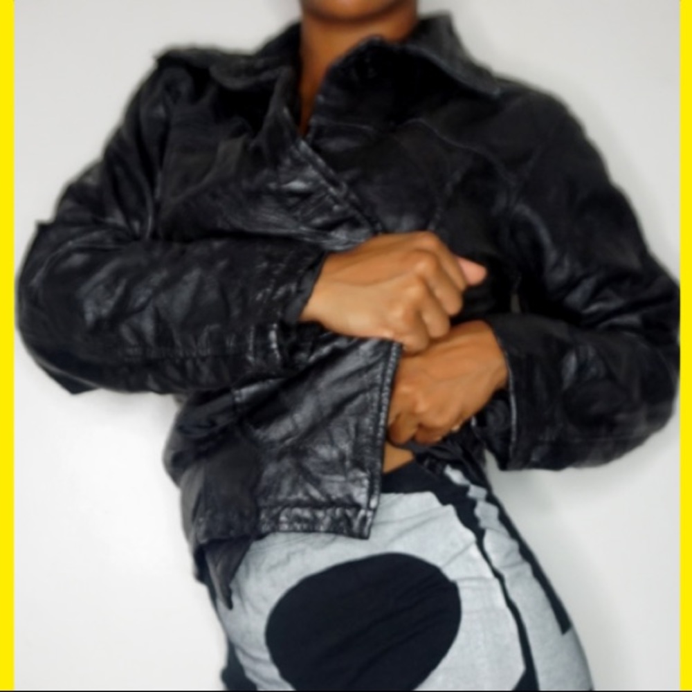 100% leather jacket